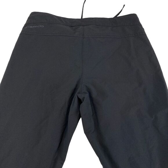 ExOfficio Pants Women's Size 6 Black Nylon Mid Rise Elastic Waist Drawstring - Picture 7 of 13